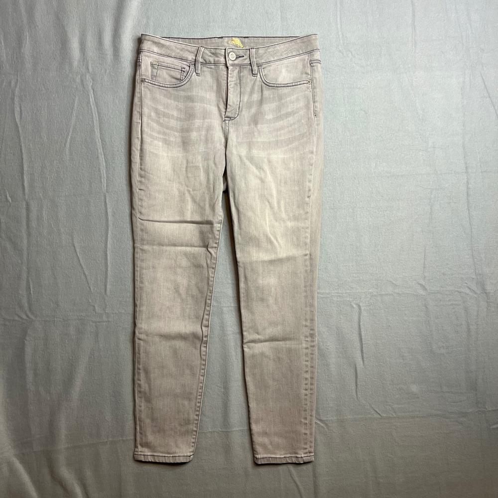Tommy Bahama High Rise Ankle Jeans Size 29x28 Gray Wash Cropped Denim